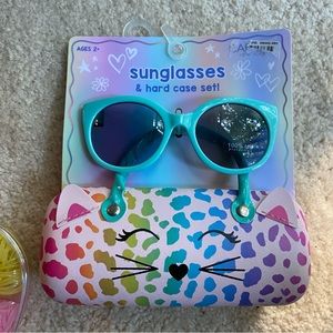 Toddler Girls Sunglasses and Case